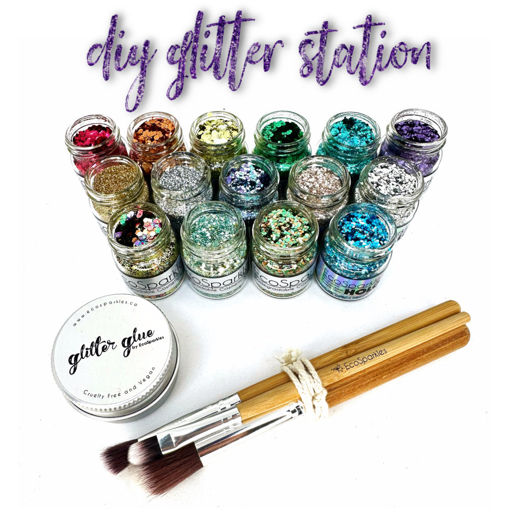 DIY Glitter Station